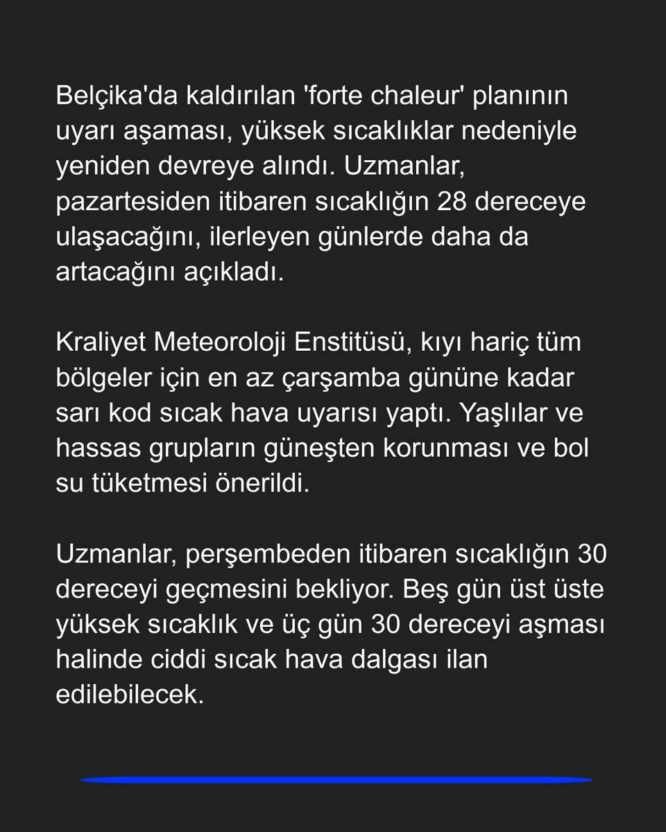 aktiftv's tweet photo. Belçika'da yüksek sıcaklıklar nedeniyle uyarı yeniden devrede https://t.co/aQdzGZPQBz