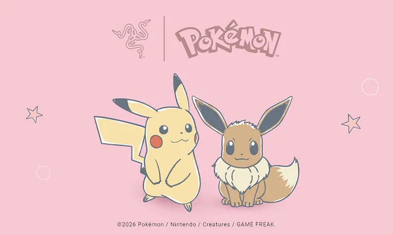 pokexperto's tweet photo. Teaser de la próxima colaboración de Pokémon con la marca de periféricos RAZER. https://t.co/fEDGJjcWCt