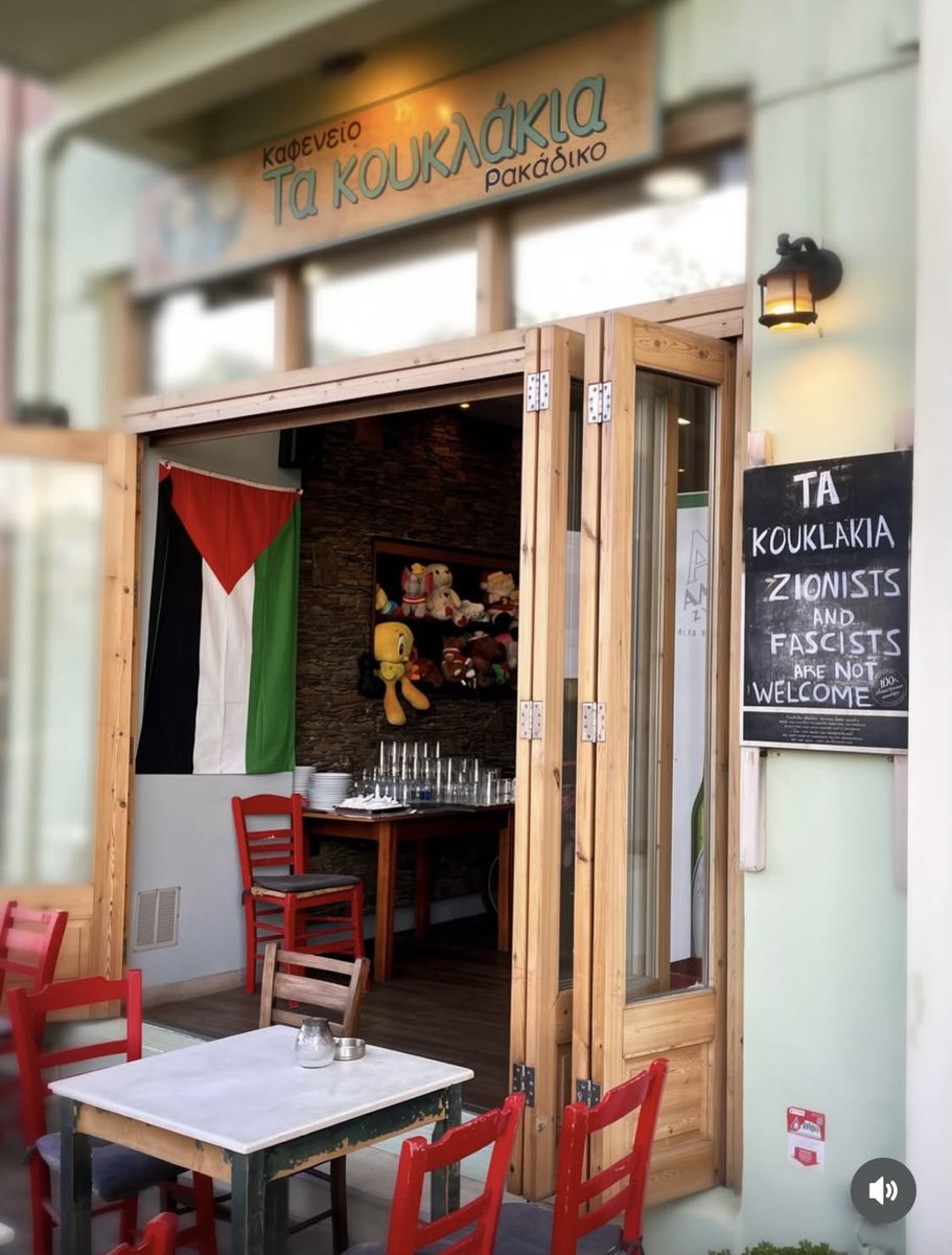 hippyygoat's tweet photo. Zionists and Fascists are not welcome…

More and more of these signs are being put up across the world.
📍Rethymno, Greece https://t.co/641Y9nJFVS