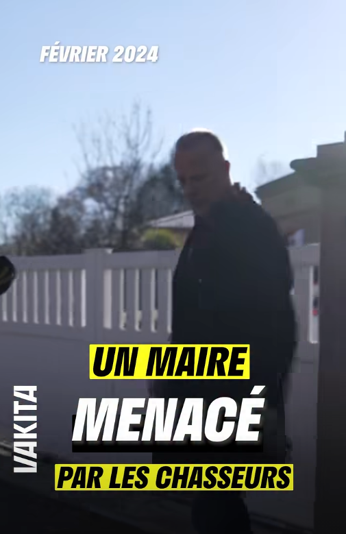 ChasseAbolition's tweet photo. Un maire vient de bannir la chasse de sa commune !

Et bien sur, suite à cela, il a été intimidé par la racaille #chasse !

https://t.co/xP17uw9IXz https://t.co/HLVLSweVuL