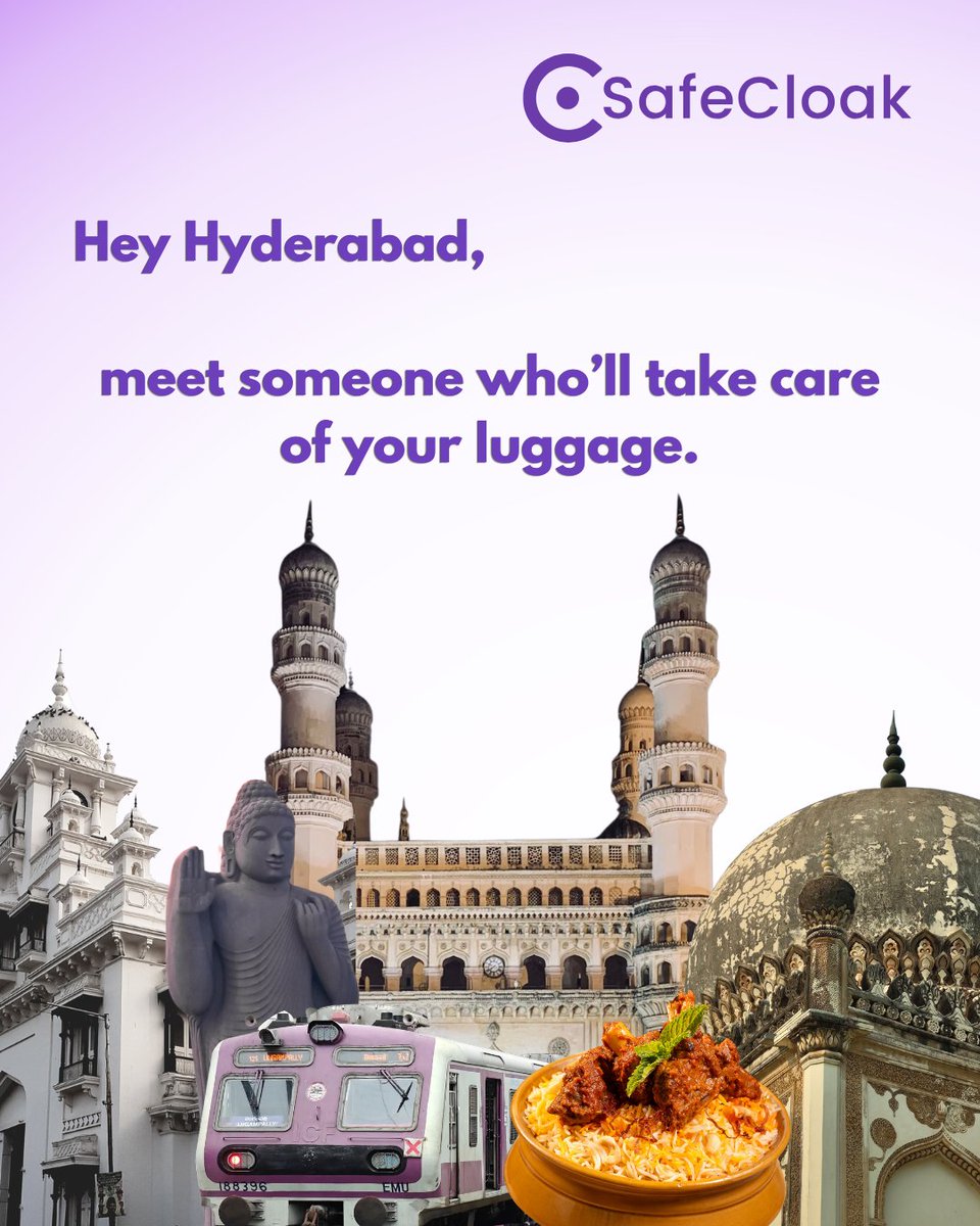 safecloak's tweet photo. #SafeCloak #SmartLockers are now live at #VRL #BusTerminal, #Hyderabad.
Arrived early or exploring the city before your bus? #Storeyourluggage securely and #travel #handsfree.
🔒 Secure Smart Lockers
📱 OTP Access
🧳 Travel Light. Explore More.
#TravelLight #LuggageStorage https://t.co/u9PJOxg5Po