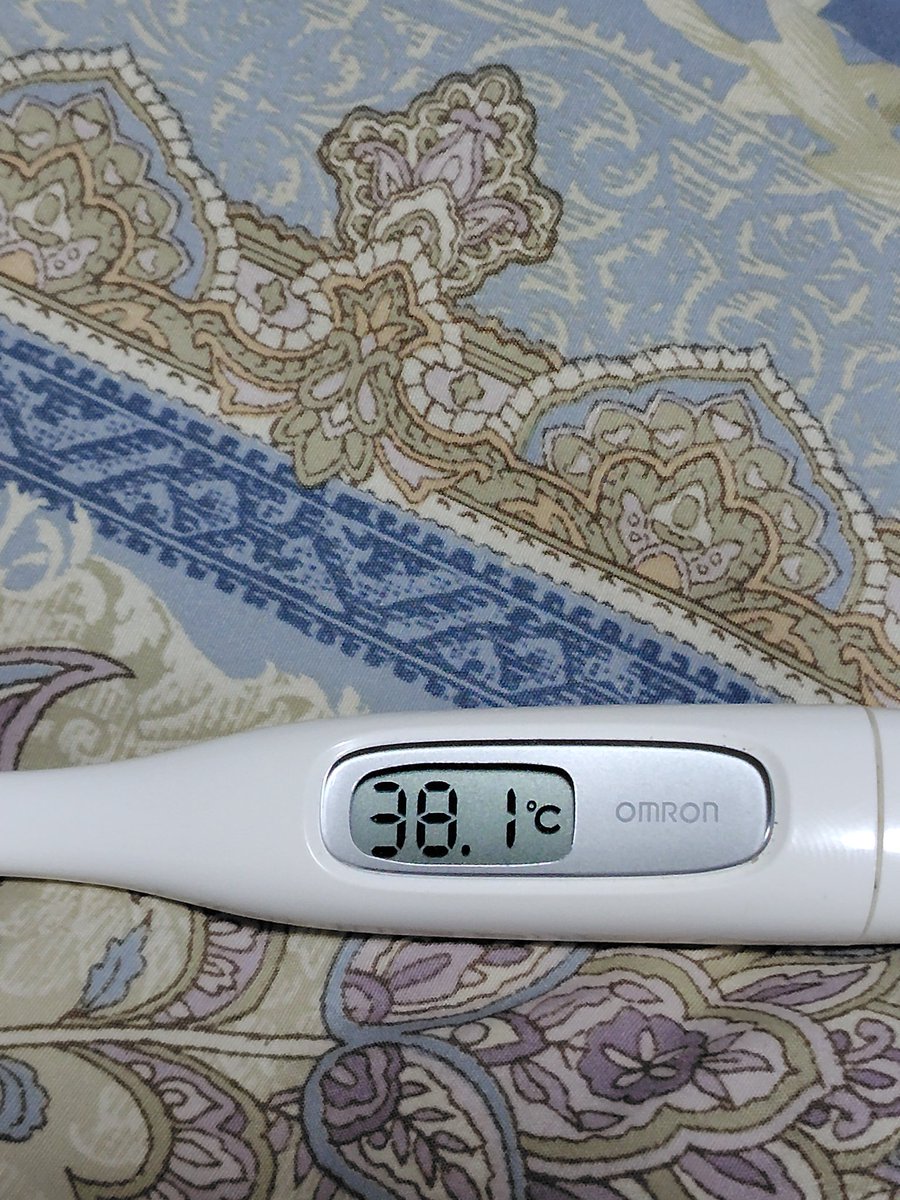 reishikesentouk's tweet photo. 何か　暑いと　思ったら
サンパチに　なっちゃた…💦😷
自分は風邪になっても　あまり
熱が　出ないタイプなのに…

でも　休めないのですよ…😰 https://t.co/3Wj1kDrO7G