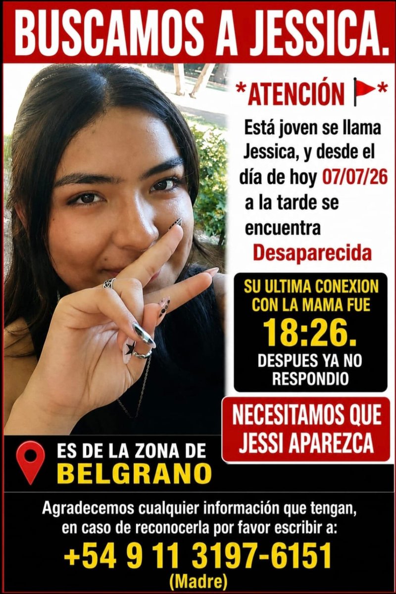hernanpary's tweet photo. No aparece todavía, difundir porfa! https://t.co/HkfDj1Hof3
