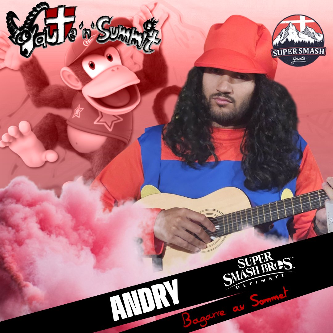 SuperSmashYaute's tweet photo. Il a fait son premier tournoi chez nous, il sera la pour les 10 ans. 

@Andry_ssb prepare son Diddy pour le dimanche 26 Juillet. La Bagarre au Sommet.

infos : https://t.co/HNXnERp9dD https://t.co/OFxUyb8o2O
