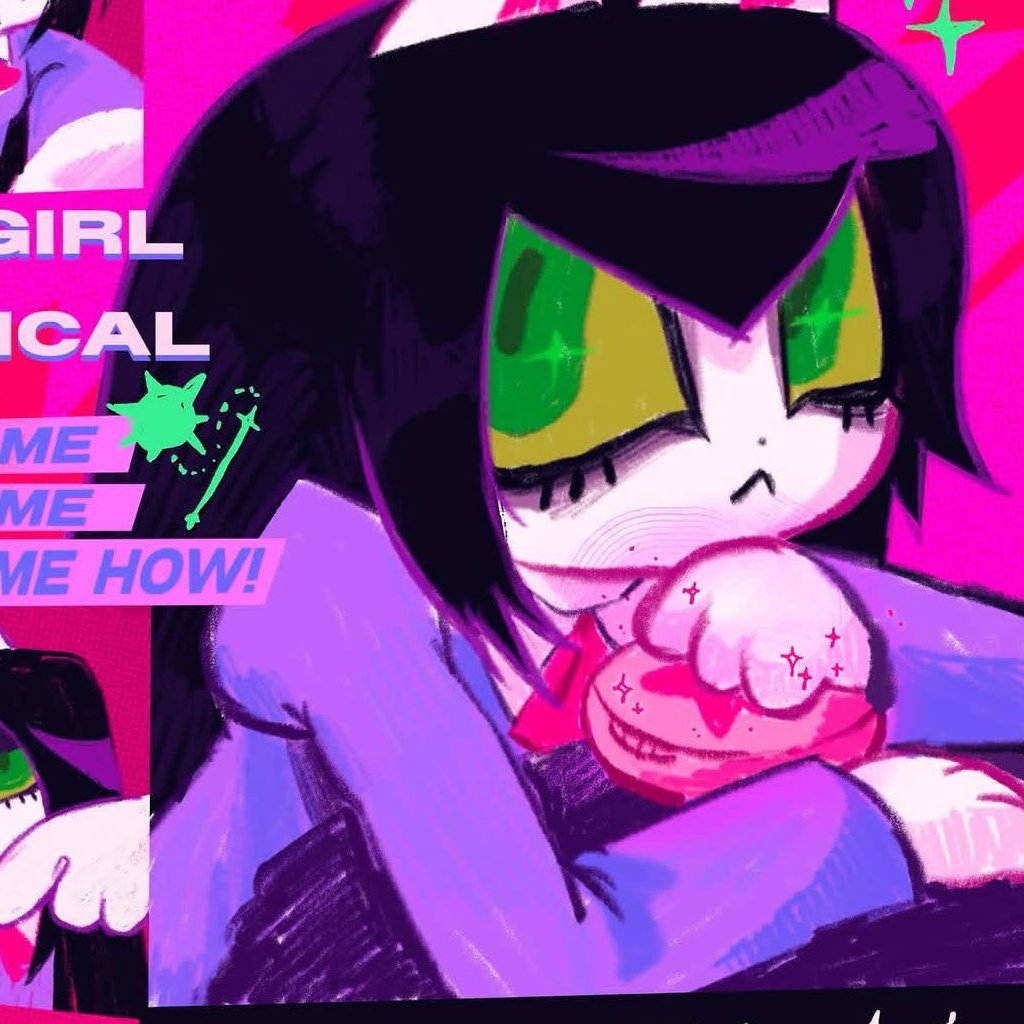 Sugarrifiic's tweet photo. GUYS I DONT CARE WHAT YALL ARE DOING, GO CHECK NEXT FRIDAY: MAGICAL MEOW MEOW ON YOUTUBE NOW https://t.co/d6mPvkiqE5