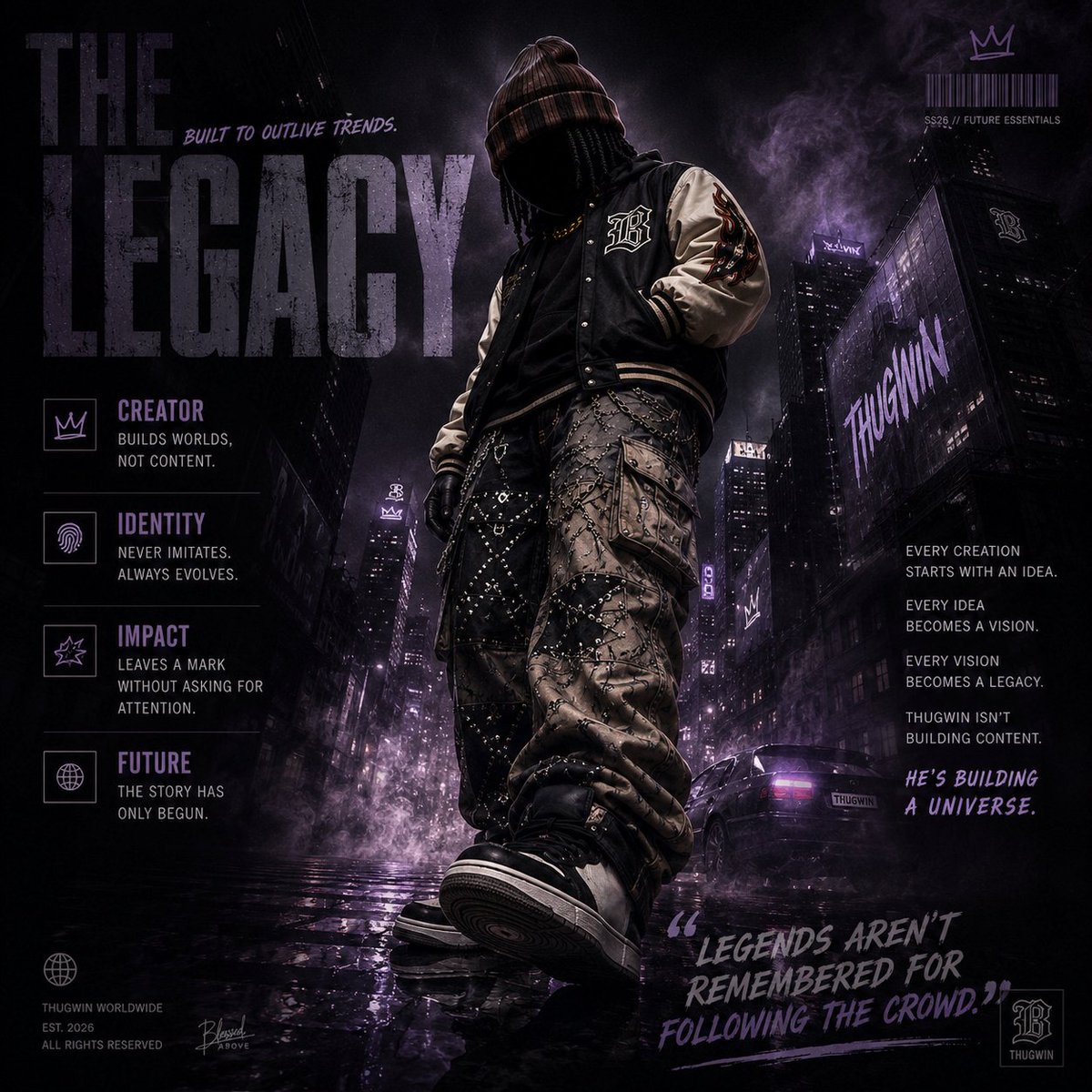 thePimcoai's tweet photo. They call him THUG WIN.

A fashion designer.
An artist.
A creator who turned silence into style.
Deep inside the city of Winfinity, where every street tells a different story, Thug win builds more than clothes—he builds identity. https://t.co/84Wfs3exfr