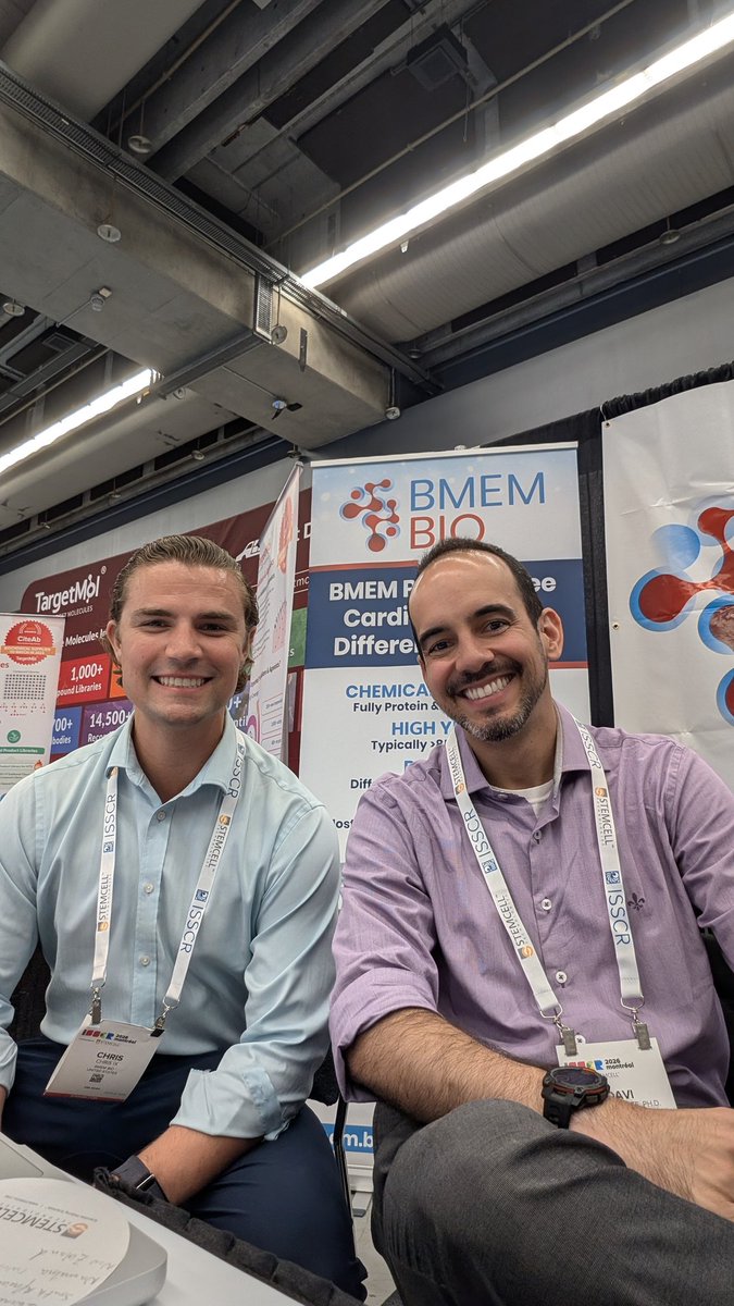 bmembio's tweet photo. We are ready for #ISSCR2026. Stop by booth 602 to chat, and learn how our products can help your stem cell research! https://t.co/zLrr0W3ROE