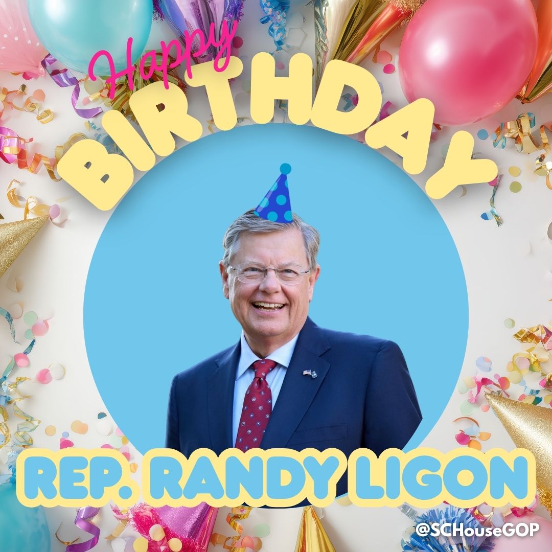 SCHouseGOP's tweet photo. ⭐ Happy Birthday Rep. Randy Ligon! Hope you have a wonderful day. Thank you for all you do for Chester & York Counties!
#chestercountysc #yorksc #SouthCarolina #SCPol https://t.co/JJK3Agmp9L