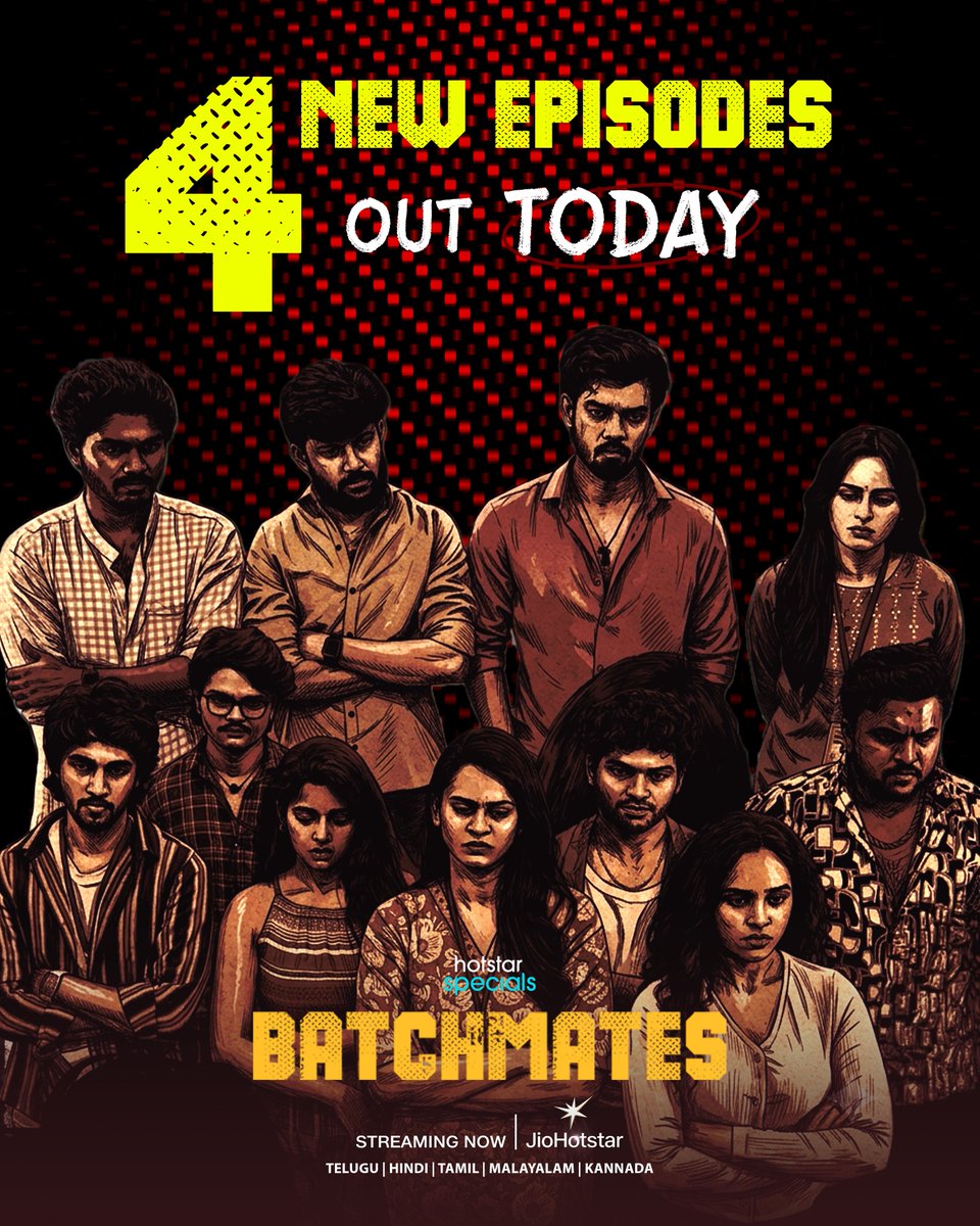 JioHotstarTel_'s tweet photo. National... International... Elections ki kuda intha tension theeskoledhu! ๐ฎโ๐จ
Anyway... Election results chusama, winner ni congratulate chesama... antha varuke undali! ๐คซ
#Batchmates Streaming Now on JioHotstar! ๐ซ
#BatchmatesOnJioHotstar https://t.co/8s8hddpMrJ