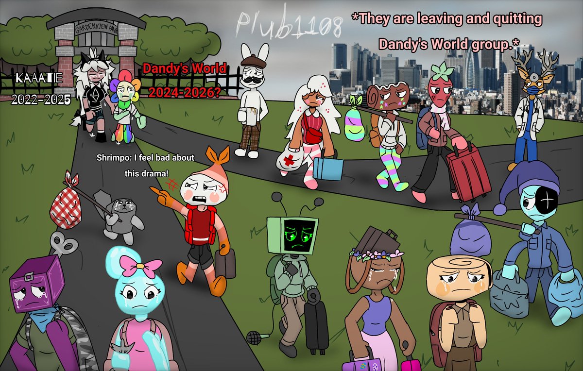 Plub1108's tweet photo. Migrants leaving Dandy's World 💔😞
{Oliver, Pebble, Shrimpo, Boxten, Poppy, Vee, Bassie, Shelly, Astro, Ginger, Cosmo, Sprout, Gourdy, Bobette, Abbie, Barney, Dr. Harlow}
#Fpe #Fundamentalpapereducation #Kaaatie #animalhospital #dandysworld #dandysworldroblox #Roblox https://t.co/ldjA2XT5YZ