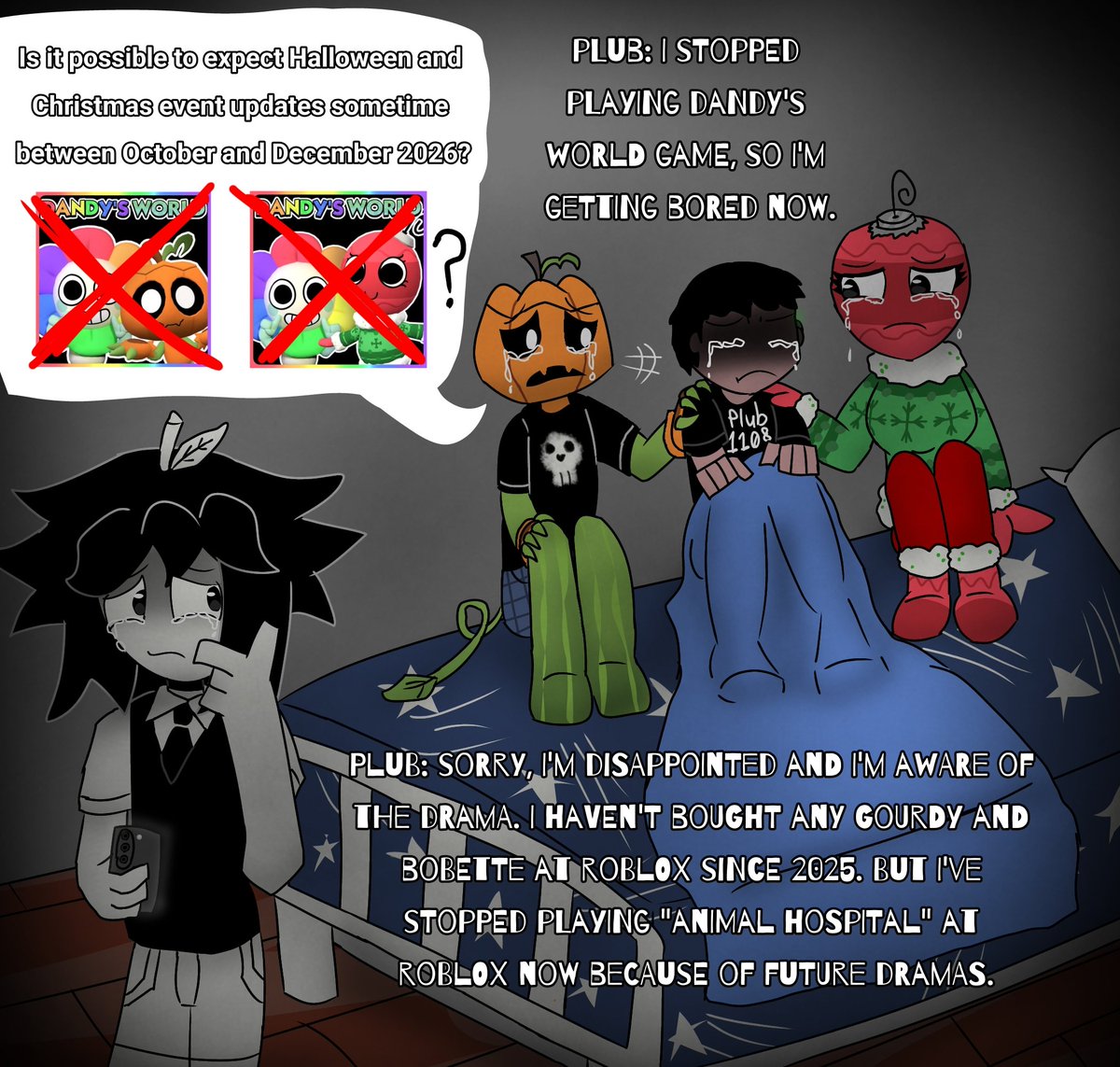 Plub1108's tweet photo. Migrants leaving Dandy's World 💔😞
{Oliver, Pebble, Shrimpo, Boxten, Poppy, Vee, Bassie, Shelly, Astro, Ginger, Cosmo, Sprout, Gourdy, Bobette, Abbie, Barney, Dr. Harlow}
#Fpe #Fundamentalpapereducation #Kaaatie #animalhospital #dandysworld #dandysworldroblox #Roblox https://t.co/ldjA2XT5YZ