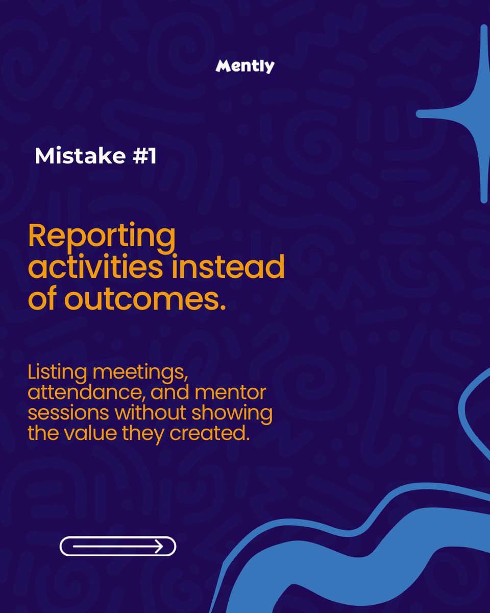 mymentlyhq's tweet photo. Are your cohort reports measuring activity or outcomes?
Swipe through 4 common reporting mistakes and register via https://t.co/IJUaJO6beS to join our LinkedIn Live on July 10 | 6 PM (WAT) to learn how to measure mentorship outcomes that matter.
#programmanager #HRTech #Tech https://t.co/9ht7RZ67rd