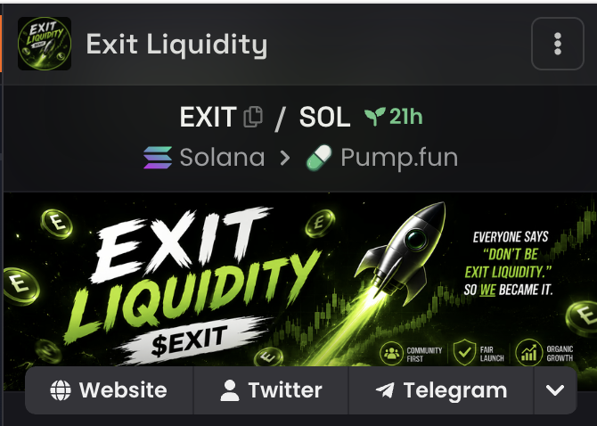 EXIT LIQUIDITY tweet media