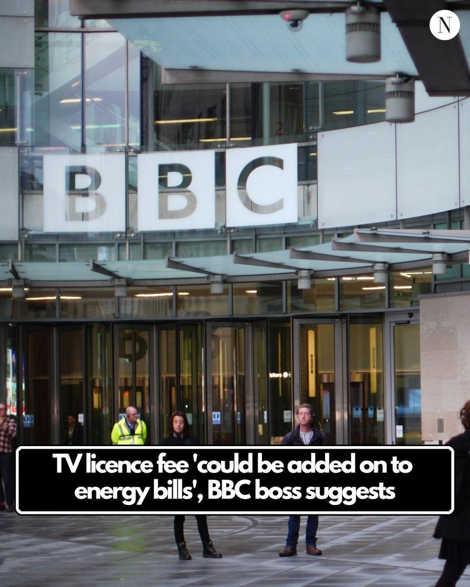 ScotNational's tweet photo. The TV licence fee could be added on to energy bills to ensure that 100% of people pay it, the BBC's new chief has suggested 📺 https://t.co/zNrDgMpied