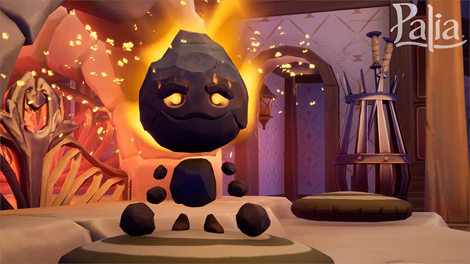playPalia's tweet photo. 🔥 Meet your spiciest new companion 🔥

The Ignit Pet and Ranching animal is cute, fiery, and very useful! This lil' fire elemental will keep your Home Plot warm while producing the Molten Ore crafting material. 🔥🌋

#Palia #PlayPalia https://t.co/1aareLgoaM