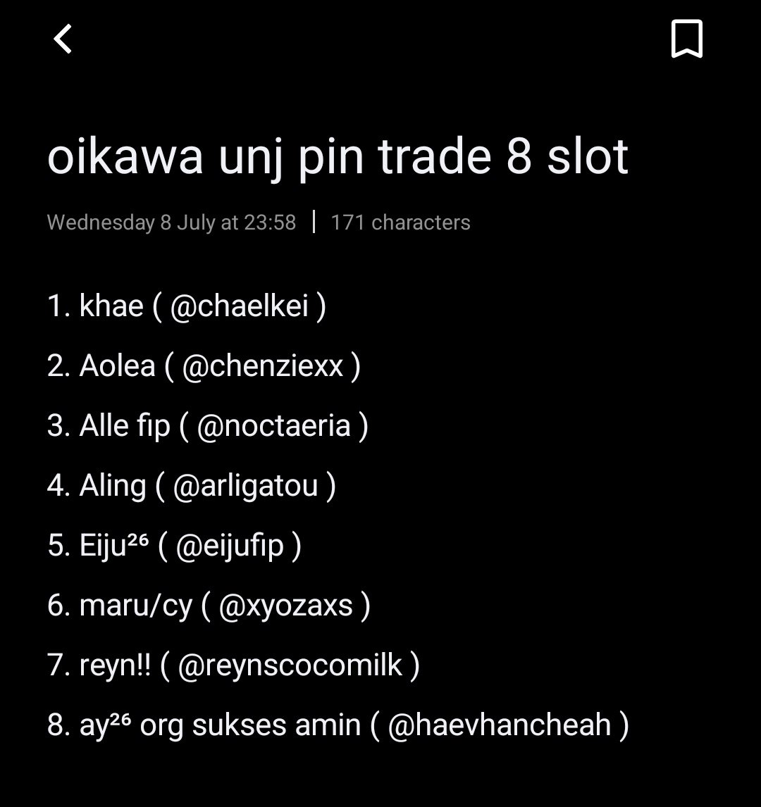 chocoayuloco's tweet photo. HAII pin oikawa suda habiss yaa jd aku close 🩵 ini nama nama yg dpt trade pin oik yaa, thanku sm guyss🥹🤩 #unj https://t.co/6eO4Aoep0v
