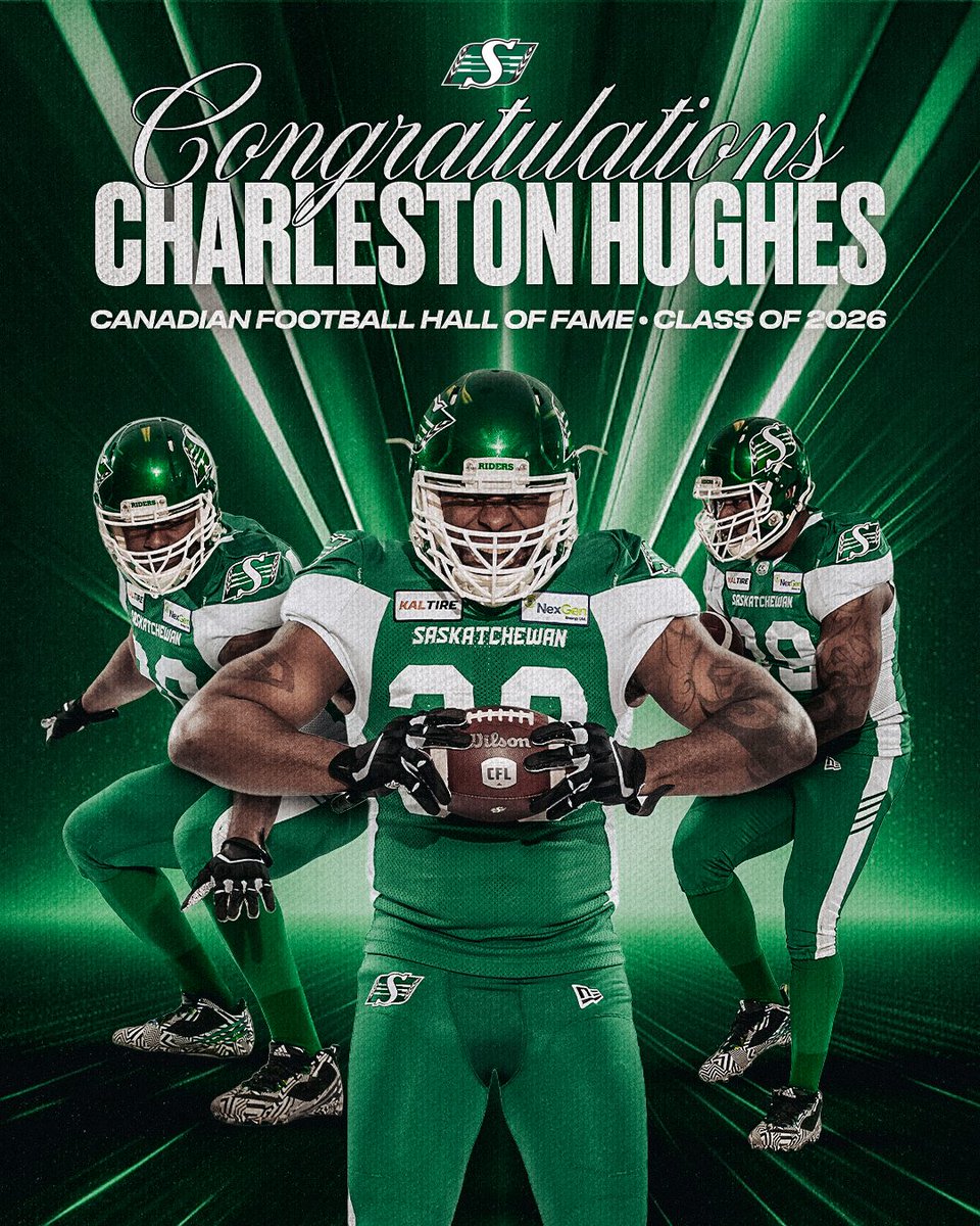 sskroughriders's tweet photo. An honour worthy of an incredible career. Congratulations Charleston 💚

📰 https://t.co/SWUGn8ePgN https://t.co/pTAYVEUOPG