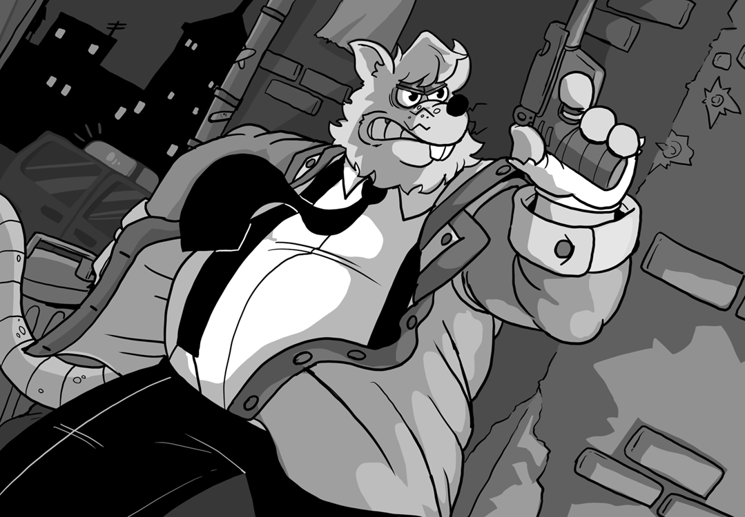 Chopangigante1's tweet photo. A fan art of Mr. Ratman by @John_Vithor https://t.co/jEA9aJ0YOl