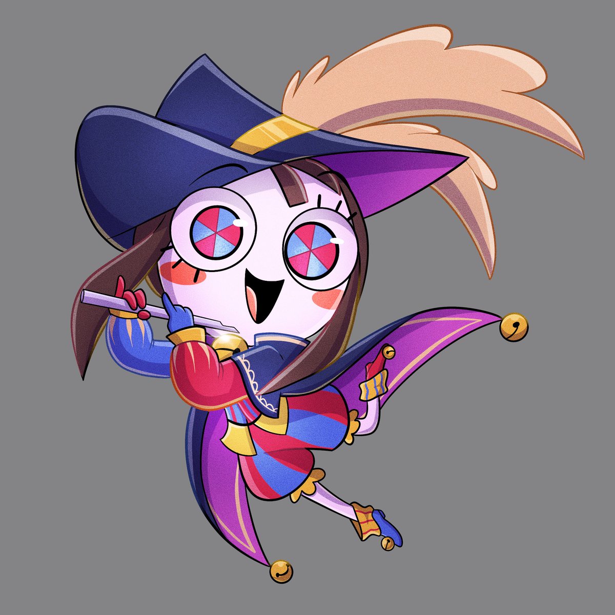 hntrgurl13's tweet photo. The Amazing Digital DnD! 

Pomni the Bard https://t.co/GEQakNnEfn