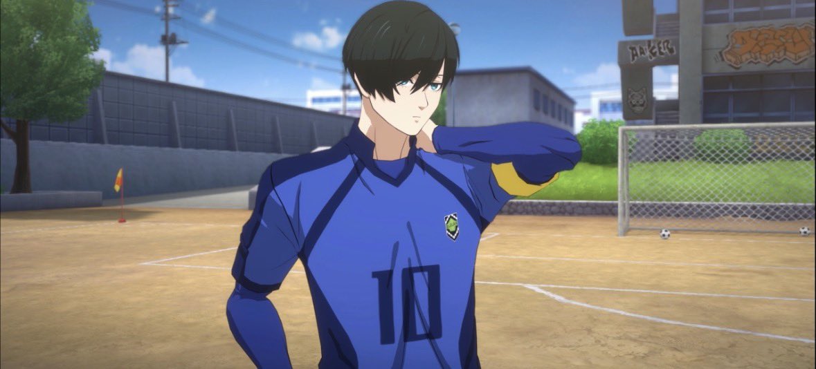 seishirobear's tweet photo. rin with all his neck and shoulder aches,,, https://t.co/D3olO8bEXs