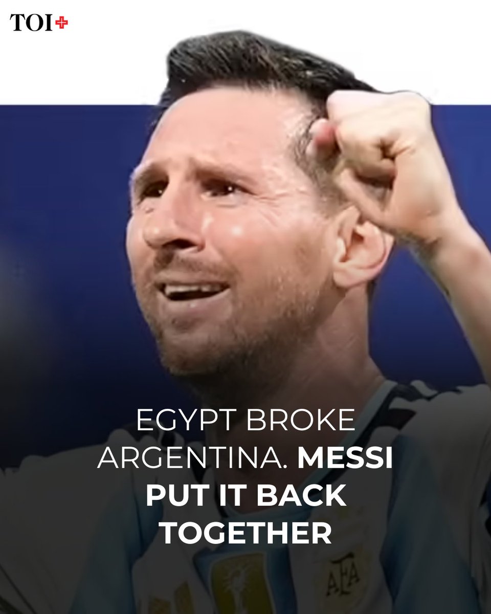 TOIPlus's tweet photo. Did Messi show brilliant resilience? Yes. But in sport, like in life, application of the law doesn’t necessarily ensure justice.

https://t.co/HdjzcoJMOO https://t.co/1LG00pkUjI
