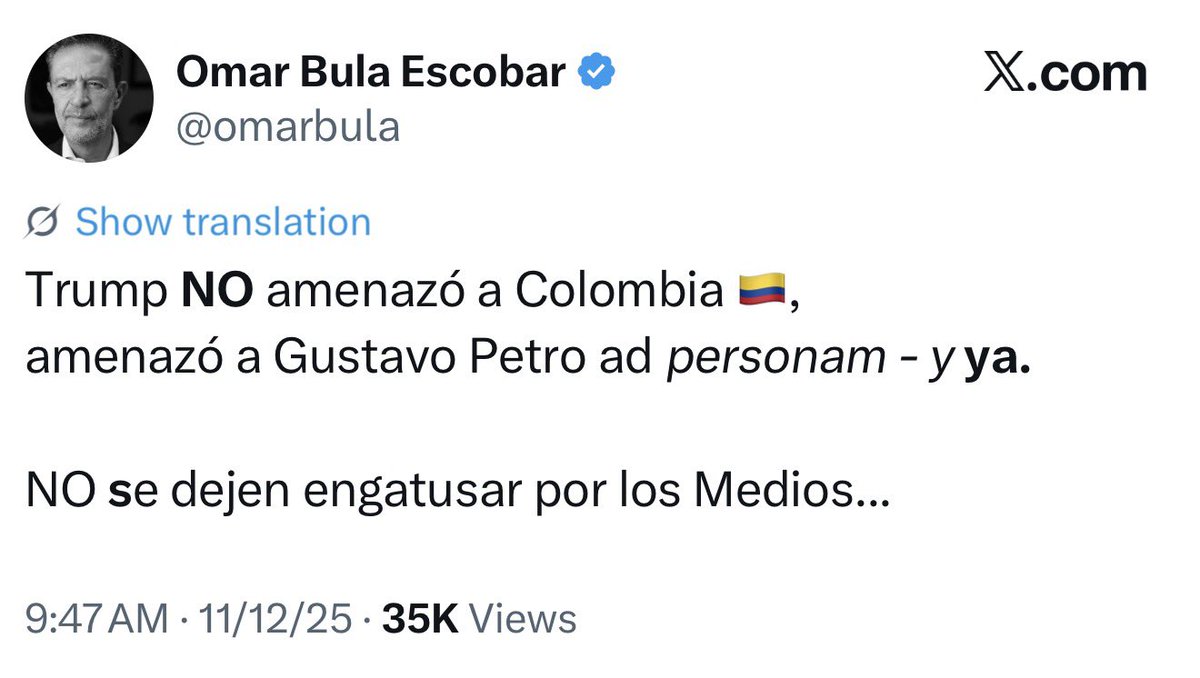 CarlosCarrilloA's tweet photo. Estamos notificados, el nuevo canciller tendrá como primer objetivo encarcelar al presidente @petrogustavo. https://t.co/LvMbumaoTr