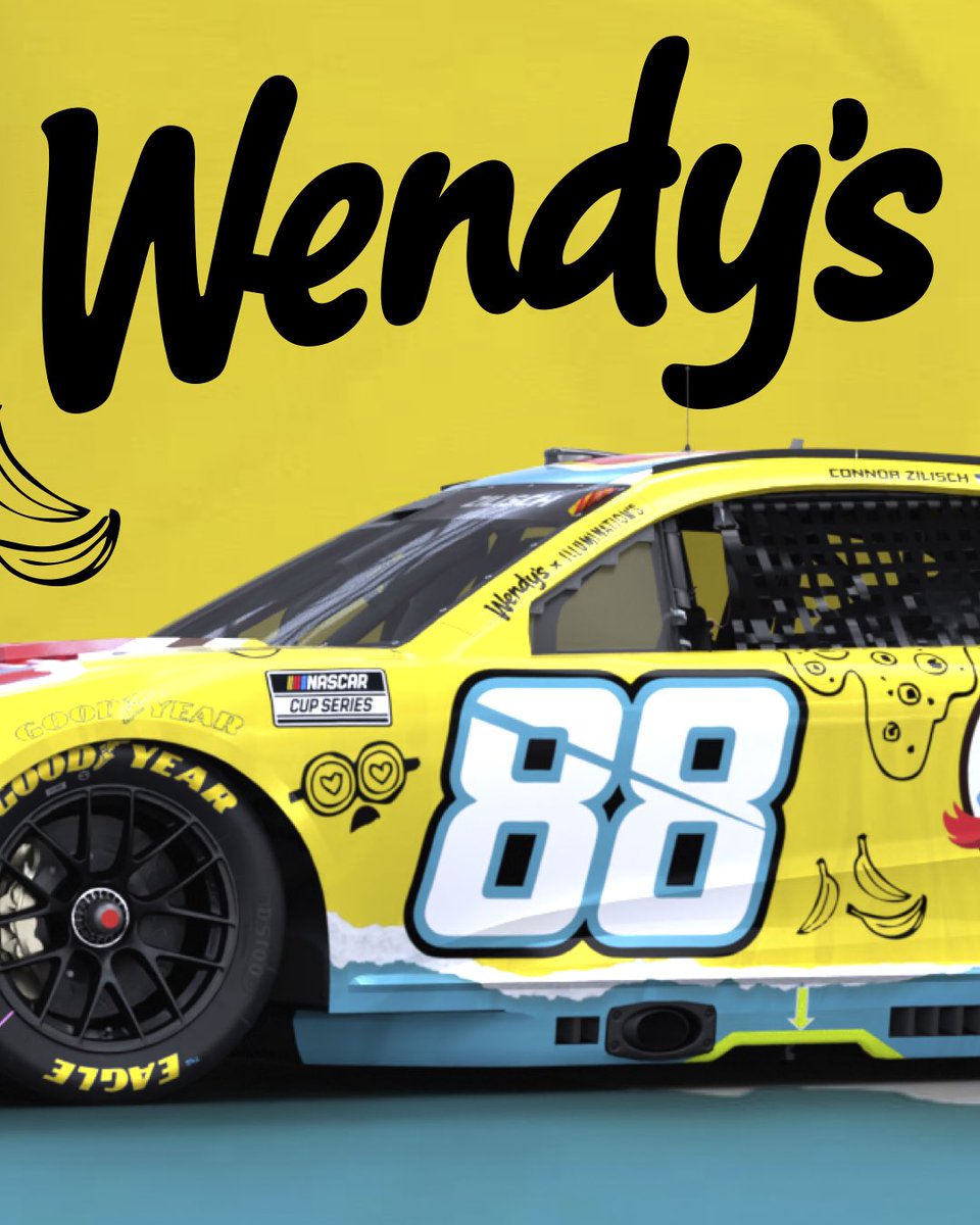 wavearounddsgns's tweet photo. Been a rough year for the rookie, maybe the Minions can bring him some extra luck? What do you say @Wendys 🤔

@ConnorZilisch @Wendys @Minions @TeamTrackhouse 

#NASCAR #ConnorZilisch #TeamTrackhouse https://t.co/MLGcBm3Nrn