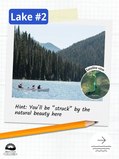 Lake #2
Hint: You’ll be "struck" by the natural beauty here