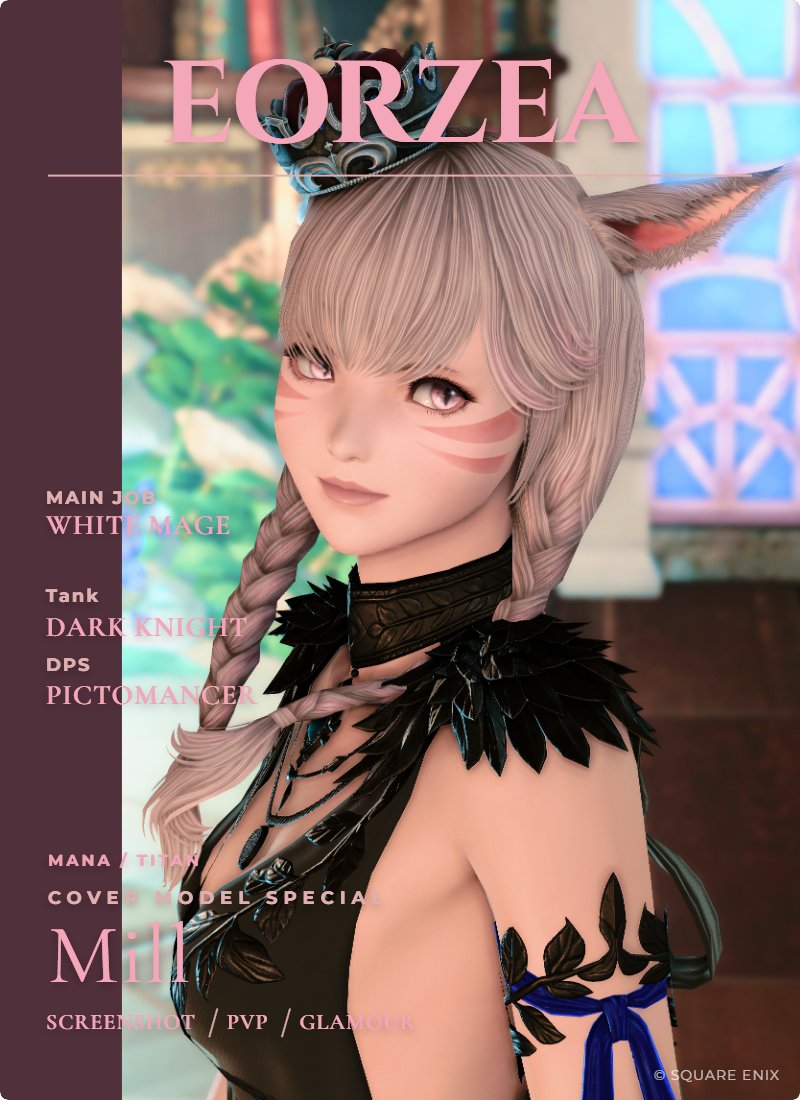 sexy_cat105's tweet photo. ⋆˖𝐨𝐡𝐚𝐲𝐨♡˖⋆🩷
素敵なキャラカお借りしました✨

#FF14 ┊#おはミコ✩｡:*
🏷️#ynmagcard 
🏷️#FF14キャラクターカード https://t.co/K3t1Q19gsU