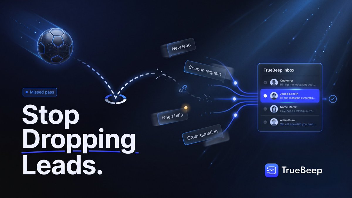 getTrueBeep's tweet photo. Lost messages cost more than lost matches.

#CRM #TrueBeep https://t.co/MknqDIWtF0