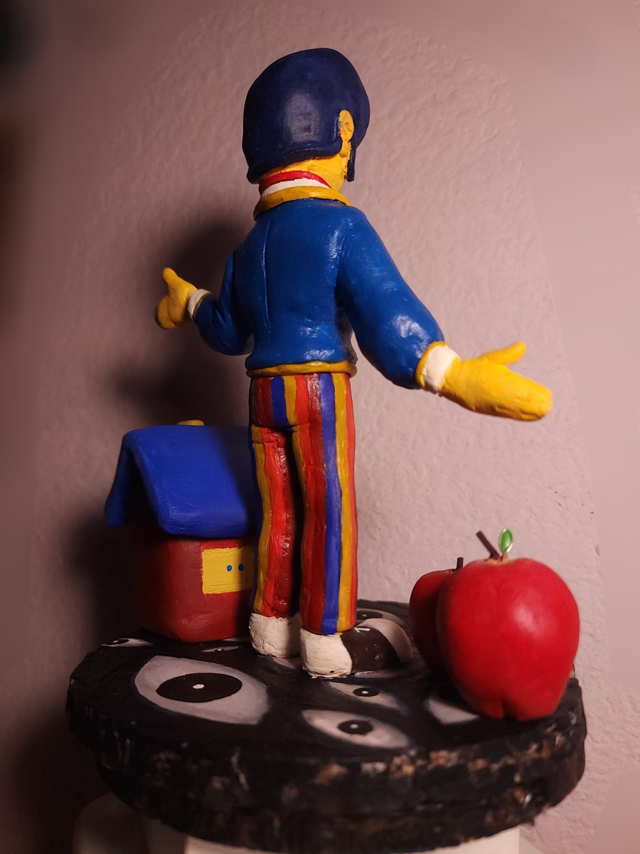Medulys_7's tweet photo. Hello.~ 💕
Reviví sólo para compartirles esta figura de arcilla que acabo de terminar del nene.  ; ) 

#WallyDarling #WelcomeHomeart
#welcomehomepuppetshow
#Artme https://t.co/U4dfgUW8Ex