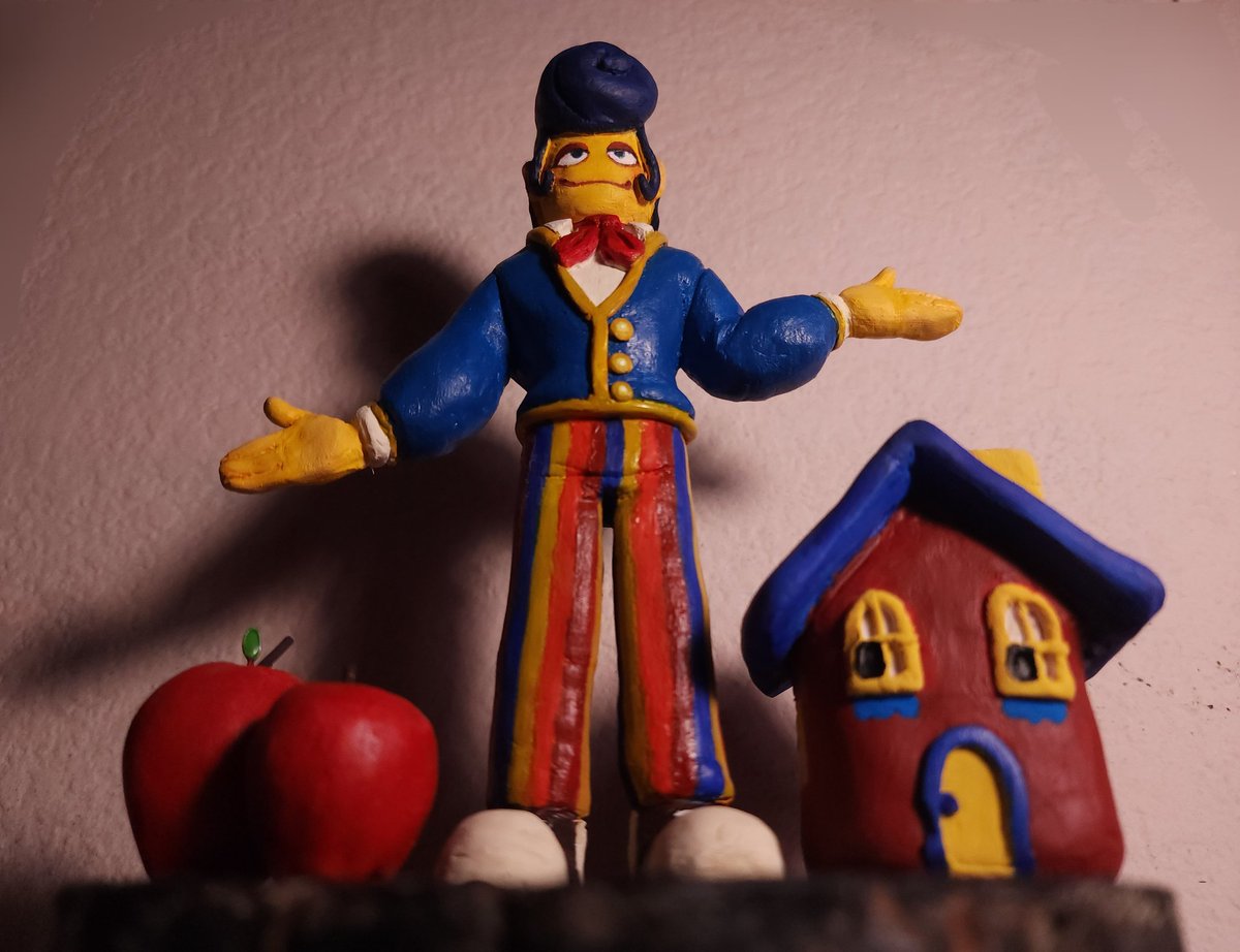 Medulys_7's tweet photo. Hello.~ 💕
Reviví sólo para compartirles esta figura de arcilla que acabo de terminar del nene.  ; ) 

#WallyDarling #WelcomeHomeart
#welcomehomepuppetshow
#Artme https://t.co/U4dfgUW8Ex
