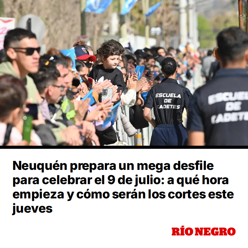rionegrocomar's tweet photo. El Gobierno provincial y el municipio montarán un megaoperativo para la celebración patria sobre la avenida Mitre. Habrá chocolate caliente del Ejército, juegos infantiles, desfile cívico-militar y una gran peña folclórica al cierre. https://t.co/Cn2jZwKqGD https://t.co/8uCRUAWI72