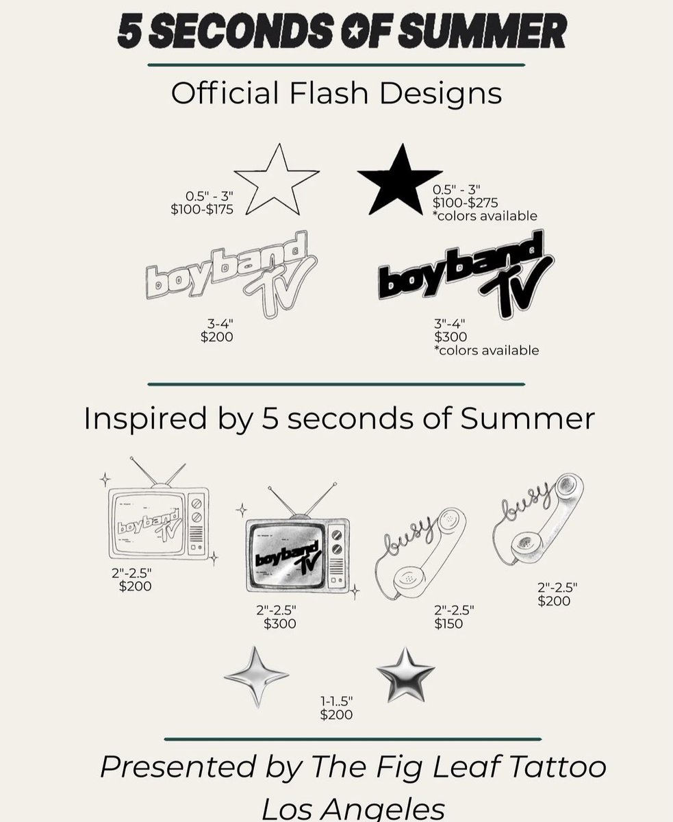 DigestEASTour's tweet photo. ⭐️ LOS ANGELES ⭐️
Some more info regarding the special flash tattoo pop up just dropped! 👇🏼
#LAIsaStar🎬
#EASLA⭐️ https://t.co/PHMbrwGbTz