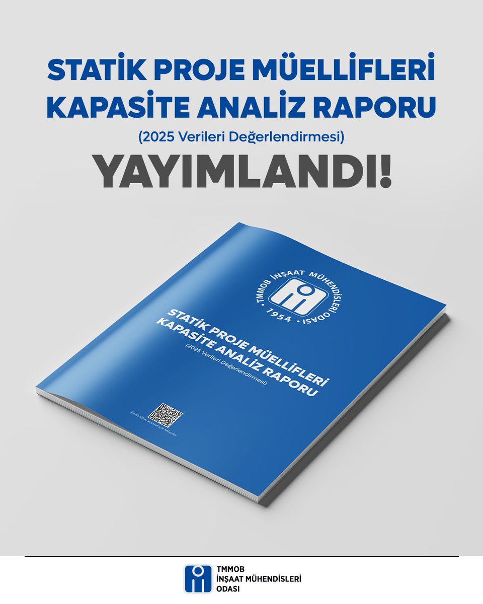 imomerkez's tweet photo. 🔷🔹 Statik Proje Müellifleri Kapasite Analiz Raporu Yayımlandı: “Mevcut Sistem Sürdürülebilir Değil”

İnşaat Mühendisleri Odası, 2025 yılı yapı ruhsatlarını inceleyerek statik proje üretim sürecindeki olağanüstü iş yükü dengesizliklerini somut verilerle ortaya koydu.

İnşaat Mühendisleri Odası, statik proje üretimi alanındaki yapısal sorunları veriye dayalı biçimde değerlendiren “Statik Proje Müellifleri Kapasite Analiz Raporu”nu yayımladı. Rapor, güvenli yapı üretiminin başlıca koşulu olan nitelikli proje ve müşavirlik hizmetini, yalnızca teknik bir işlem olarak değil, halkın can ve mal güvenliğini ilgilendiren toplumsal bir sorumluluk olarak ele alıyor.

2025 yılında ülke genelinde düzenlenen yapı ruhsatlarının incelendiği raporda, ruhsatlı yapı miktarları ve yapı alanları hem ülke hem de il düzeyinde analiz edildi. Bulgular, bazı illerde ve ülke genelinde tek bir proje müellifi üzerinde olağanüstü sayıda ruhsat ve yapı alanının toplandığını gösteriyor. 👇

https://t.co/M5uqwqe4xg