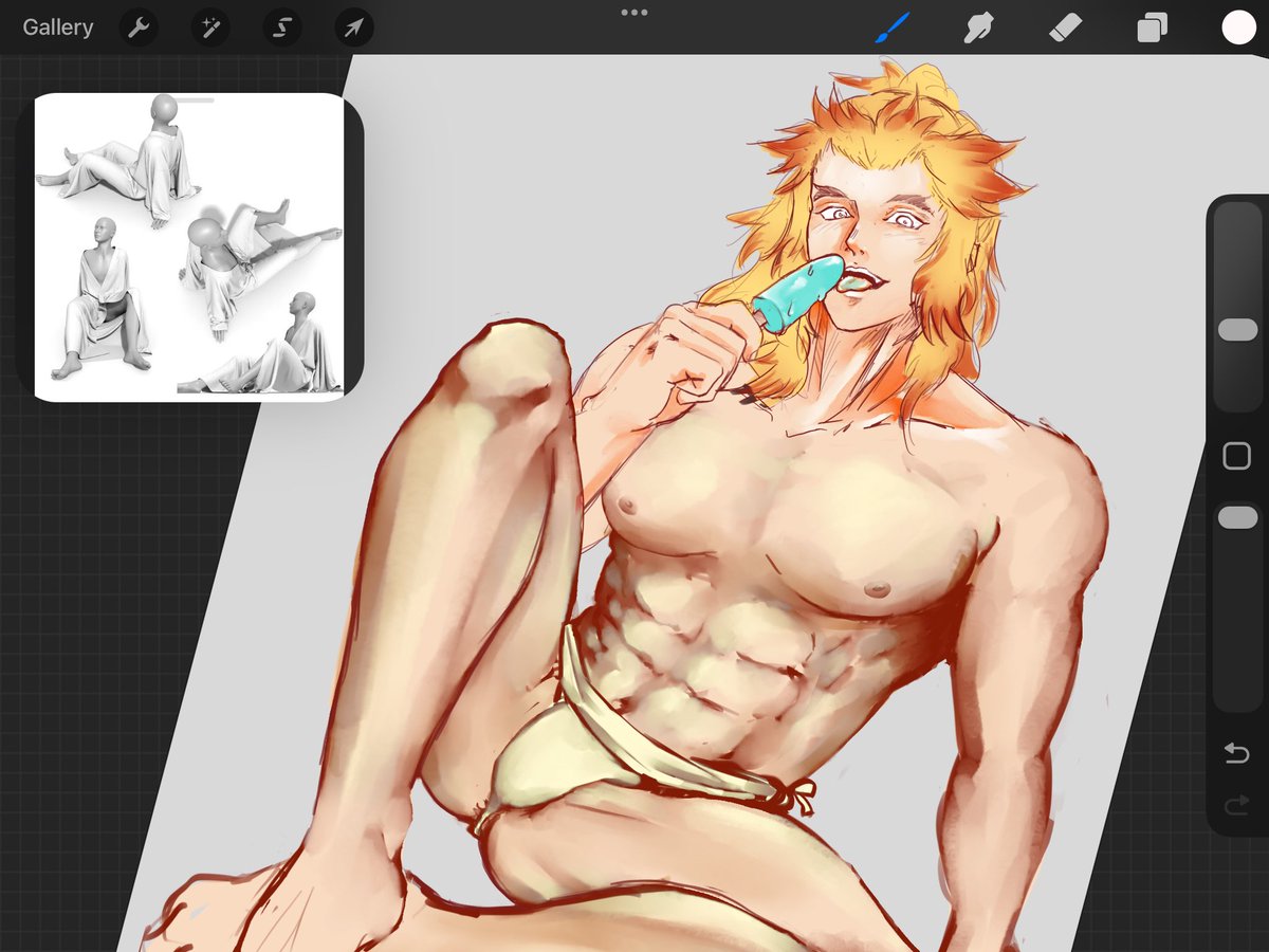sugiilite's tweet photo. wip #wip #rengoku https://t.co/A3KGgy6Rds