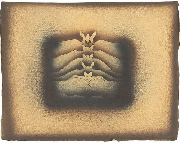 msabine900's tweet photo. #BatsInArt #PreciousBats #FranciscoToledo #Mexican 
Francisco Toledo (1940 - 2019)
MURCIÉLAGOS
Stencil and die on handmade paper https://t.co/TpiGLGBoTO