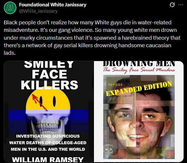 White_Janissary's tweet photo. The white man's gang violence strikes again... https://t.co/vHHYDq69SN