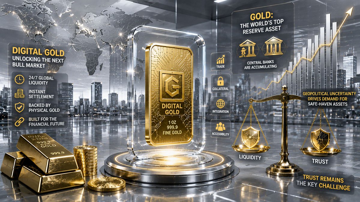 KitcoNewsNOW's tweet photo. Digital gold could unlock bullion's next bull market by solving liquidity challenges, but trust remains a challenge - Gold Token SA’s Hemecker

(Kitco News) - Not only has #gold surpassed U.S. Treasuries to become the world’s top central bank reserve asset, but the recent global energy crisis provoked by the war in Iran has proven the precious metal’s worth as an important source of liquidity, and according to one market executive, the yellow metal's evolution is just beginning.

In an interview with Kitco News, Kurt Hemecker, CEO of #Gold Token SA, the tokenization arm of MKS PAMP, said digital #gold has the potential to transform bullion from a largely static reserve asset into a far more liquid financial instrument that can be traded around the clock, used as collateral and further integrated into the broader global financial system.

Full article at Kitco: https://t.co/Xbb7aLFVKi