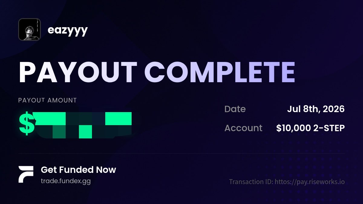 Israel_trades2's tweet photo. Yessirrr
Big W from @fundexgg 🎉🎉🎊
I requested my payout today and it was sent today! 
I specially wanna thank God for giving me this wisdom to trade to get this payout.
Special thanks to @Awelmo1 &amp; @TTrades_edu too for educational contents! 
Only UP from here.🫡🔥 https://t.co/uDFzDkcgJs