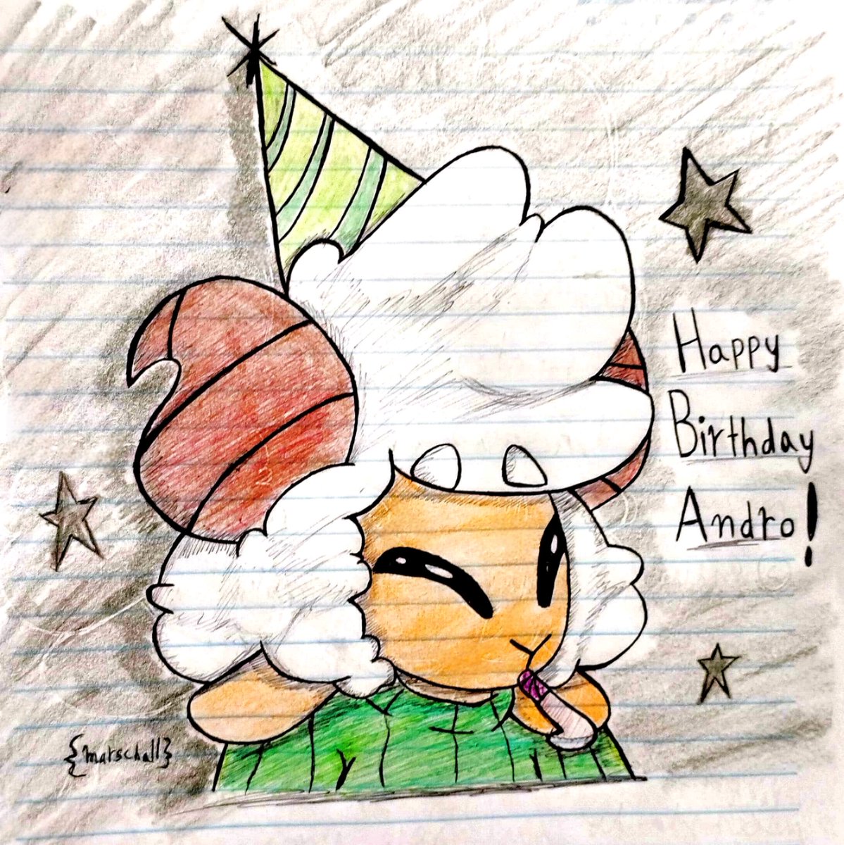 MarschallSheepp's tweet photo. BIRTHDAY SHEEP 🐑🎉🥳🥳 @androdraw !! https://t.co/W9IK7CQ6cq