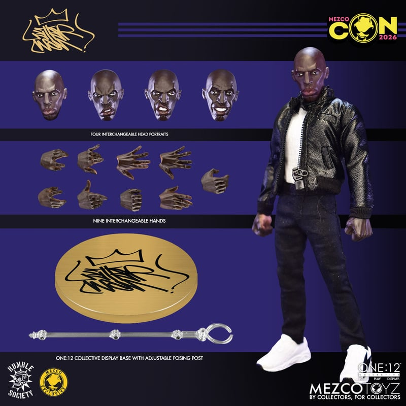 Chicomame☆ Mezco One:12 Collective Hoodz: Letterman - Throwback Edition Up
