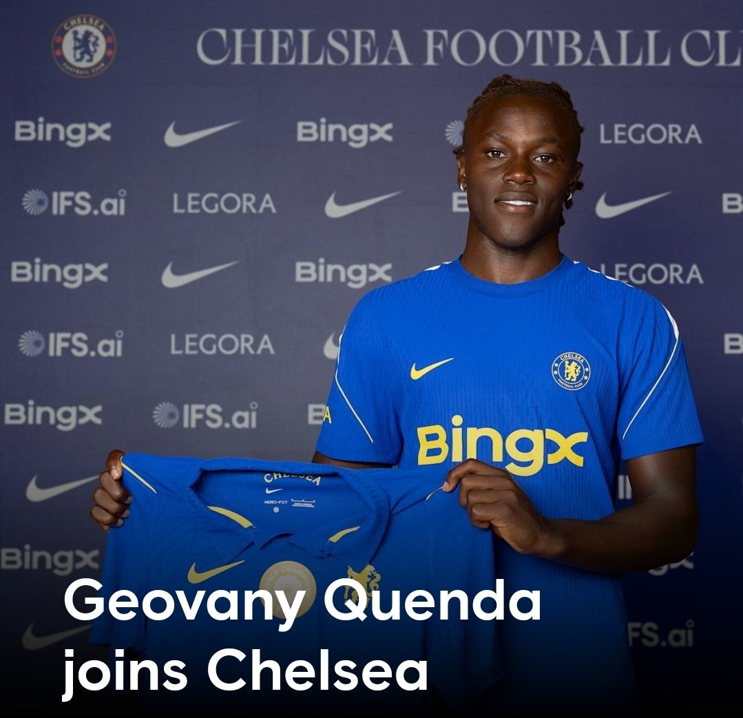 Blue_Footy's tweet photo. ‼️Official‼️

Chelsea have confirmed that Geovany Quenda has joined the club from Sporting Lisbon, signing a contract until 2034.

~ @ChelseaFC https://t.co/3uWybZ1U2q