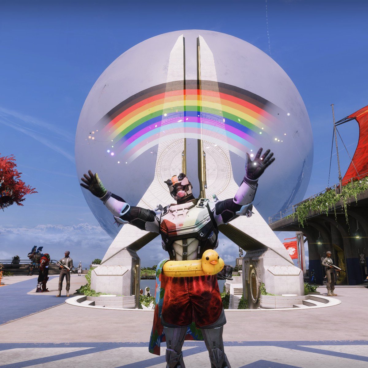 RandomMichi's tweet photo. @d2communityhub My exo titan Malleo-3 is really feeling the breeze this Summer :D https://t.co/tZbJ9ZdBPY