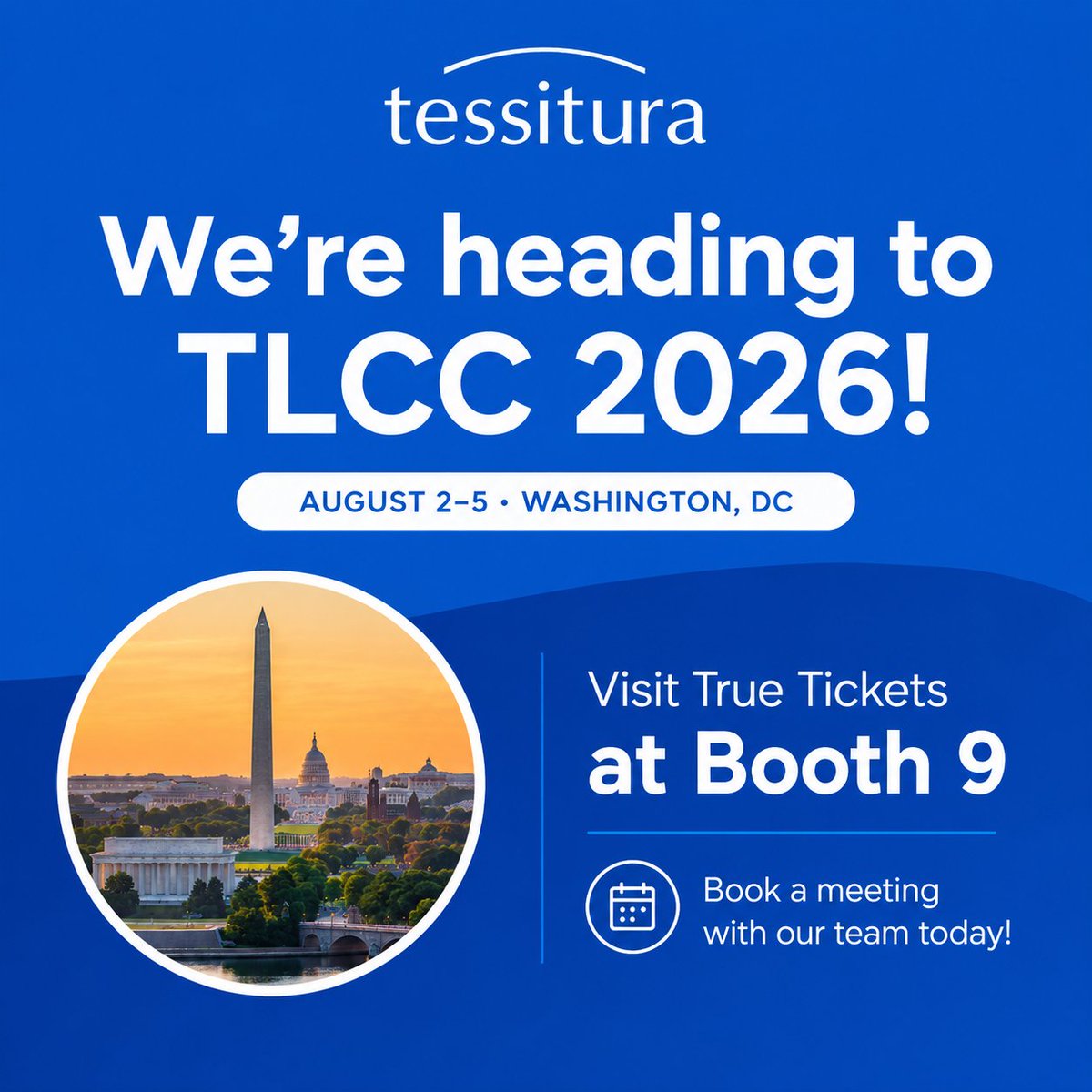 true_tkts's tweet photo. Heading to #TLCC2026?
Visit True Tickets at Booth 9 to learn how arts organizations are revealing their shadow audience, strengthening patron relationships, and delivering secure digital ticketing.
Book a meeting: https://t.co/S6LA4uAAeq
#TrueTickets #DigitalTicketing https://t.co/mmdcCBfBzt