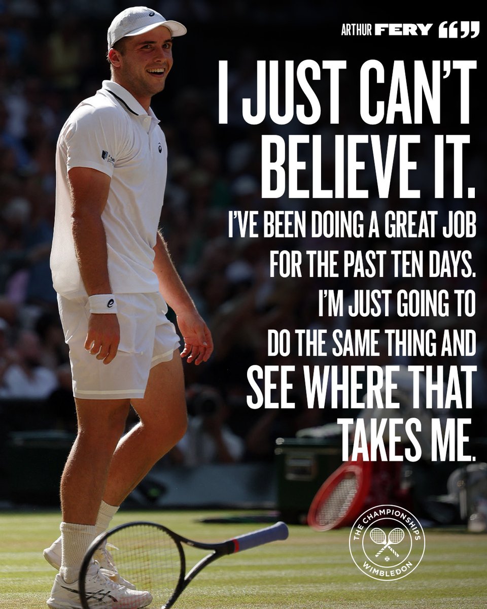 the_LTA's tweet photo. Doing his thing, win by win 💪 

@ArthurFery02 | @Wimbledon https://t.co/AH0EKzPXqf