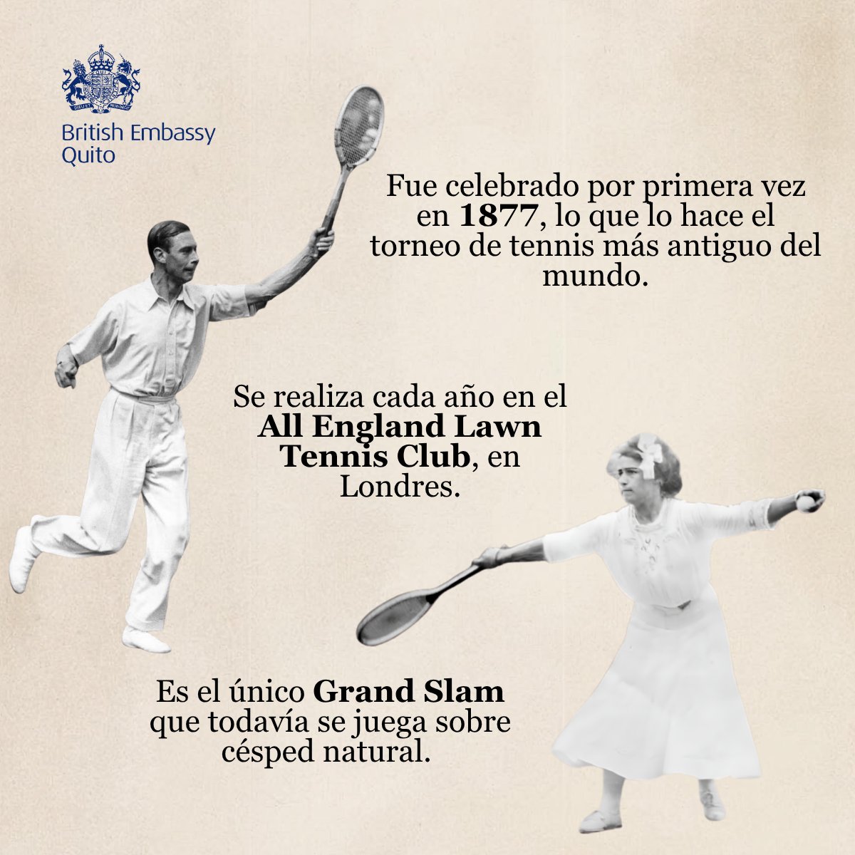 UKinEcuador's tweet photo. 🎾 Wimbledon es mucho más que tennis. Es el reflejo de algunas de las tradiciones más emblemáticas del #ReinoUnido.
Descubre más de este evento que combina: historia, excelencia deportiva y cultura británica. 🇬🇧

#Wimbledon🍓 #CápsulaCultural #Tennis #ReinoUnido https://t.co/nAziizP2Vc