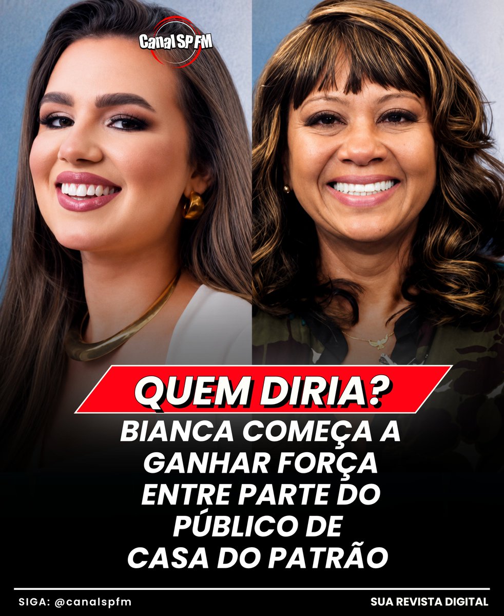 canalspfm_'s tweet photo. Quem diria? Bianca começa a ganhar força entre parte do público de Casa do Patrão, enquanto a rivalidade com Sheila esquenta na reta decisiva. No 13º Tá na Reta, as duas voltaram ao centro do jogo. Nessa disputa, quem é sua favorita: Sheila ou Bianca? #CasaDoPatrão https://t.co/sDRNxYjKoz