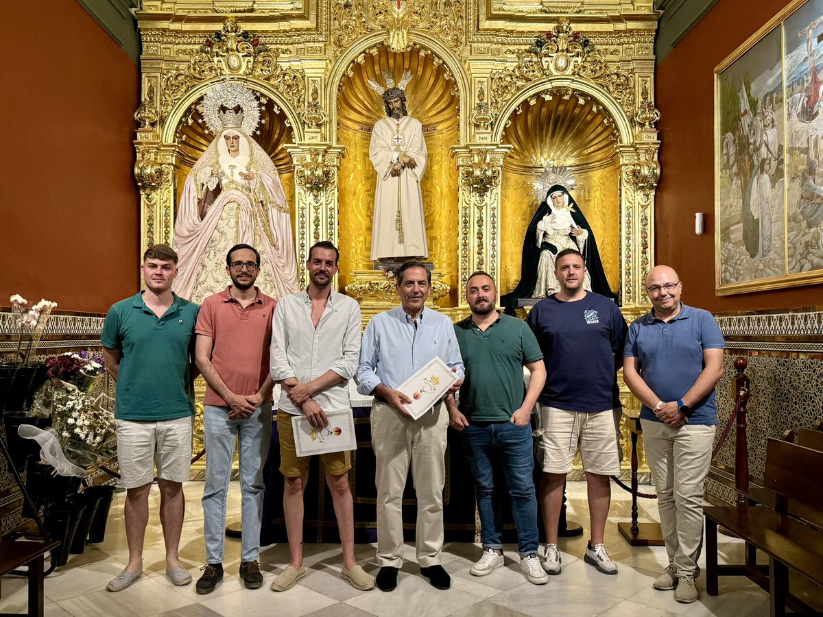 AMRedencion's tweet photo. Recientemente ha quedado formalizado el compromiso con la querida @HdadServitaCaut de cara al próximo Miércoles Santo de 2027.

Nuestro más sincero agradecimiento a la Hermandad, por seguir abriéndonos las puertas de su casa y seguir confiando en nuestro trabajo.

Que el Señor Cautivo siga guiándonos en este camino compartido 💜