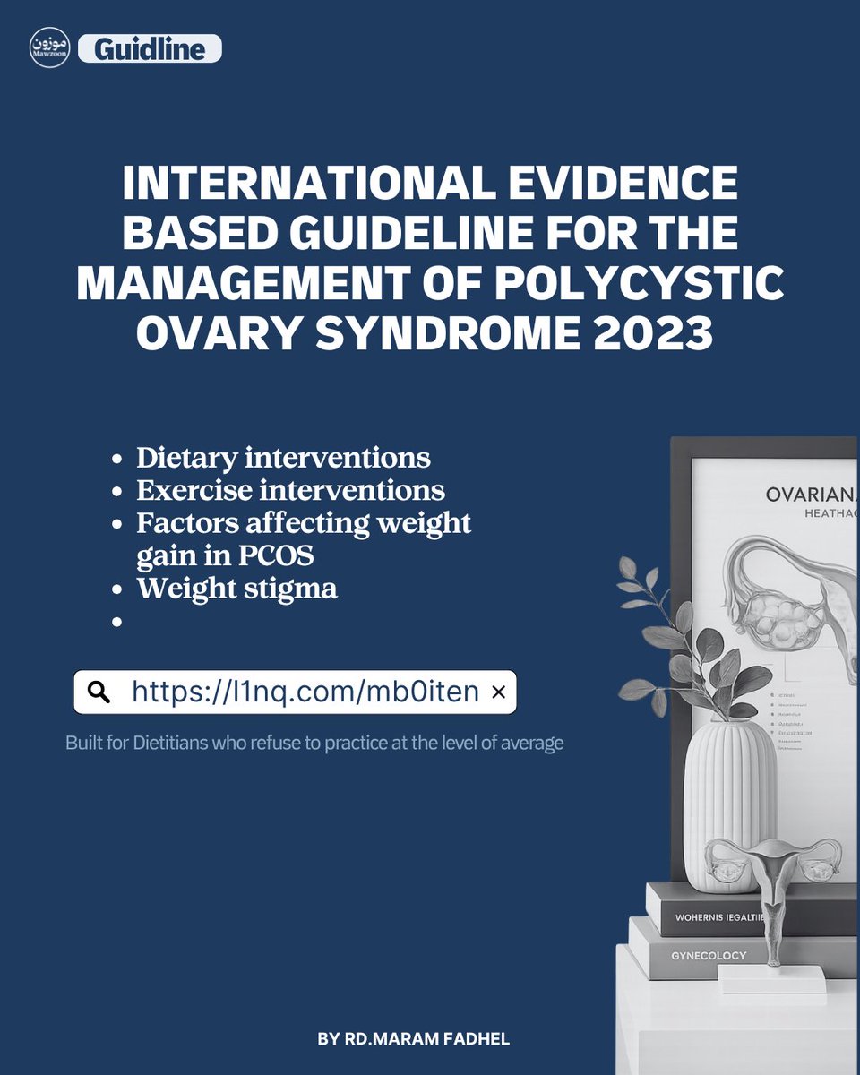 Myriam_FT's tweet photo. #دايتشنز 
كل اللي تحتاج تعرفه للتعامل مع  PCOS  بأحدث الأدلة العلمية
 التغذية، و الرياضة و نزول الوزن و  Weight Stigma
لأن الممارسة المبنية على التوصيات تصنع فرق في نتايج المرضى
https://t.co/QBS2LCgjxG https://t.co/ZusxOIr4qb